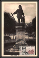 48229b N°1295 Du Guesclin Chateauneuf-de-Randon Dinan Broons 1961 France Carte Maximum (card) RR - 1960-1969