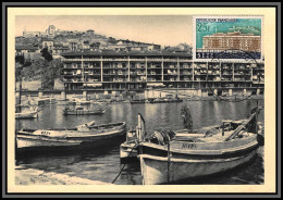48140b N°1155 Ville Reconstruites Sete Herault 1958 France Carte Maximum (card) Fdc édition Parison - 1950-1959