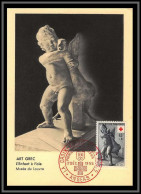 48075 N°1049 Croix Rouge Red Cross 1955 France Carte Maximum (card) Fdc édition Parison - 1950-1959