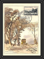 48009 N°919 Journée Du Timbre 1952 Malle-poste Lyon France Carte Maximum (card) Fdc édition Blondel - 1950-1959