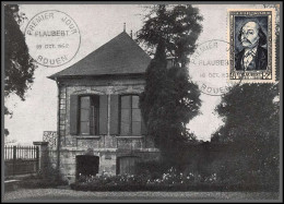 56034 N°930 Pavillon Croisset Salambo Flaubert écrivain Writer France 1952 Carte Maximum (card) Fdc - 1950-1959