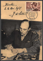 56023 N°920 Maréchal De Lattre De Tassigny 1951 France Carte Maximum (card) Fdc édition AULARD D1  - 1950-1959