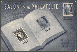 49909 N°725 Marianne De Gandon Salon De La Philatélie 1946 France Carte Maximum (card) - 1940-1949
