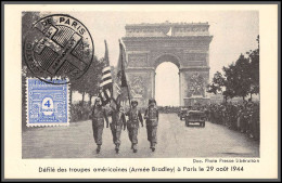 49883 N°627 Libération De Paris 11/11/1944 Arc De Triomphe France Carte Maximum (card) - 1940-1949