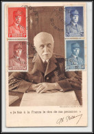 49834 N°470/473 Maréchal Pétain Boves Somme 1940 France édition Desfossés Carte Maximum (card) - 1940-1949