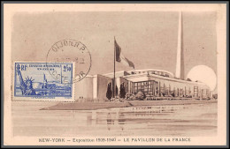 49823 N°458 New York Statue De La Liberté Liberty 13/8/1940 B1 France Carte Maximum (card) - 1940-1949