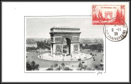 49801 N°403 Arc De Triomphe 6/44/1938 Haudroy France Carte Maximum (card) édition YVON - 1930-1939