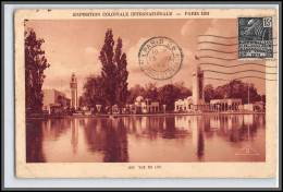 49691 N°270 Vue Du Lac Exposition Coloniale Paris 1931 France Carte Maximum (card) Pour Fressenneville Somme - 1930-1939
