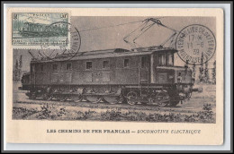 49773 N°339 Chemin De Fer Train Locomotive électrique 11/6/1939 Mulhouse France Carte Maximum (card) édition - Trenes