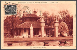 49701 N°270 Pavillon De L'annam Indochine Exposition Coloniale Paris 1931 France Carte Maximum Montigny Sur Loing - 1930-1939