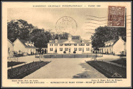 49665 N°271 Section Des états Unis Usa Us Mount Vernon Washington Exposition Coloniale Paris 1931 Carte Maximum - 1930-1939