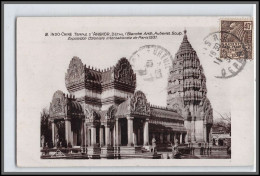 49673 N°271 Temple D'angkor Vat Blanche Arch Cambodge Cambodia Exposition Coloniale Paris 1931 Carte Maximum - 1930-1939