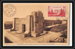 49377 N°403 Arc De Triomphe 11 Novembre 1938 Fdc France Thiaumont Momunment Tranchées Carte Maximum Card édition Verdun - 1940-1949