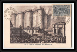 49301 N°444 Révolution Francaise David Napoleon Jeu De Paume 20/6/1939 France Carte Maximum (card) édition Moutet - 1930-1939