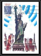 49156 N°1672 Statue De La Liberté Liberty 1986 Etats Unis Us Usa Carte Maximum (card) édition Cef - 1970-1979