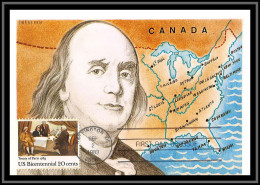 49157 N°1494 Bicentennial Usa Benjamin West 1983 Etats Unis Us Usa Carte Maximum (card) édition Cef - 1970-1979