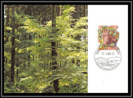49135 N°1245 Europa 1986 Suisse Helvetia Carte Maximum (card) - 1986