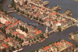 71860429 Amsterdam Niederlande Montelbaanturm Fliegeraufnahme Amsterdam - Other & Unclassified