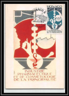 49086 N°1450 Industrie Pharmaceutique Et De Cosmétologie 1984 Monaco Carte Maximum (card) édition CEF - Maximum Cards