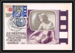 49091 N°1447 Festival International De Télévision Nymphe D'or 1984 Monaco Carte Maximum (card) édition CEF - Cartes-Maximum (CM)