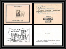 49318 N°742 Oradour-sur-Glane Bourg Martyr Remenbrance 1945 France Carte Maximum (card) édition - Commemorative Postmarks