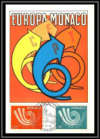 49035 N°917/918 Europa 1973 Monaco Carte Maximum (card) édition CEF - Maximumkaarten