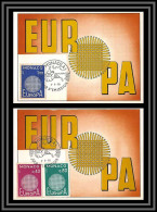 49017 N°819/821 Europa 1970 Monaco Carte Maximum (card) édition CEF - 1970