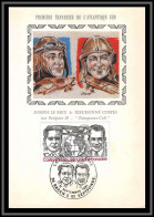 48959 Poste Aérienne PA N°55 Costes Le Brix 1981 France Carte Maximum (card) Fdc édition - 1980-1989