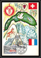 48881 N°2373 Sauvetage Du Lac Léman Suisse Canot 1985 France Carte Maximum (card) Fdc édition CEF - 1980-1989