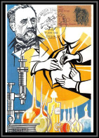48878 N°2371 Vaccin Contre La Rage Rabies Vaccine Pasteur 1985 France Carte Maximum (card) Fdc édition CEF - Medizin