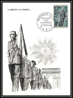 57423 N°1447 Retour Des Déportés Fdc 1965 France Carte Maximum Card édition Munier  - 1960-1969