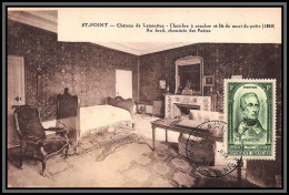 57411 N°795 Révolution Francaise St Point Chateau De Lamartine Chambre 1948 France Carte Maximum Card - 1940-1949
