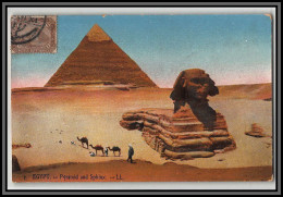 57289 N°36 Sphinx Et Pyramide Pyramid Date ? Postes Egyptiennes Egypt Egypte Carte Maximum Card - 1866-1914 Khedivate Of Egypt