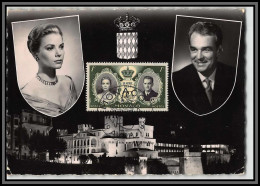 57184 N°473 Mariage Wedding Grace Et Rainier III 3 19/4/1956 Monaco Carte Maximum (card) édition SAMDEP - Cartes-Maximum (CM)
