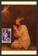 57165 N°290 Oeuvres Charitables Priére De L'enfant Child Journée Du Timbre 1946 Monaco Carte Maximum édition Nomis - Cartoline Maximum