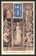 57150 N°272 Ste Dévote Jugement 27/1/1944 Fdc Monaco Carte Maximum (card) Tirage 250 - Cartoline Maximum