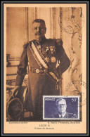 57140 N°264 Prince Louis II 2 Monaco 12/7/1943 Carte Maximum (card) Collection Lemaire Detaille - Maximumkaarten