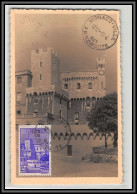 57121 N°259 Vue Du Palais 1943 Monaco Carte Maximum (card)  - Maximumkaarten