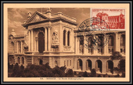 57125 Pa N°24 Musée Océanographique De Monaco 26/7/1947 Carte Maximum (card) édition La Cigogne - Maximumkaarten
