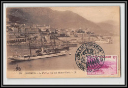 57126 N°175 B Rade Et Vue De Monte Carlo Monaco 1947 Carte Maximum (card) édition LEVY - Maximumkaarten