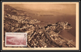 57118 N°256 Vue Générale De La Principauté 1943 Monaco Carte Maximum (card) Collection Lemaire Yvon - Cartoline Maximum