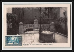 57114 N°124 La Placette François Bosio 1938 Monaco Carte Maximum (card) édition Pllp - Maximumkarten (MC)