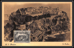 57110 N°59 Rocher De Monaco 1938 Carte Maximum (card) Collection Lemaire Les Belles éditions - Maximum Cards
