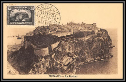 57111 N°59 Rocher De Monaco 1938 Monaco Carte Maximum (card) Collection Lemaire - Cartes-Maximum (CM)