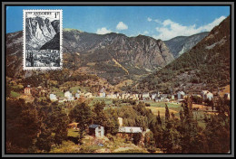 57080 N°138 Les Escaldes 1959 Andorre Andorra Carte Maximum (card) COULEUR édition Puig - Cartas Máxima
