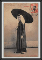 56961 N°45 Femme Fille Annamite Indochine Indo Chine Carte Maximum (card) édition Wirth 1908 - Brieven En Documenten