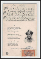 56807 N°61 Martiniquaise Adieux Créoles 1917 Martinique Carte Maximum (card) édition Bauer - Covers & Documents