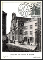 56744 N°1761 église De St Loup Namur Church 1975 Belgique Carte Maximum (card) Fdc édition Maximaphile - 1971-1980