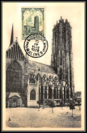 56690 N°269 Antituberculeux Cathedrale De Malines église Church 13/4/1929 Belgique Carte Maximum édition Phototypie - Kerken En Kathedralen