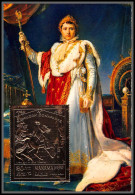 56657 N°276 A Manama 1970 L'empereur Napoléon Bonaparte Gérard Tableau (Painting) OR Gold Stamps Carte Maximum (card) - Manama
